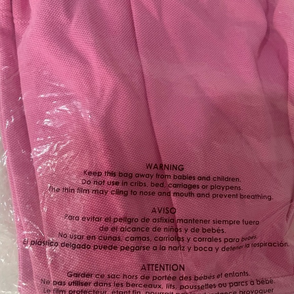 Burberry Kids Polo Dress in Pink with Plaid Collar - Picture 16 of 16